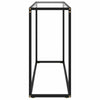 Slim Hallway Console Table Glass Metal Narrow Modern Side Sofa Industrial Stand