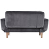 Recliner Small Sofa Bed Velvet Loveseat Kids Sofa Couch with Adjustable Armrest