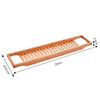 Bamboo Bathtub Tray Bath Table Bathroom Storage Rack Soap Wine Glass Organizer