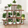 Large Vertical Wood Plant Stand Multiple Indoor Plants Shelf Corner Room Terrace