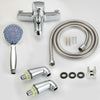 Luxury Bathroom Chrome Sink Bath Filler Tap Shower Mixer Taps with Hand Held UK