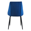 2X Grey/ blue Velvet Dining Chairs Kitchen Dining room Restaurant Chair Family