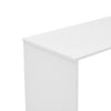 L-Shaped Home Office Desk Corner Computer Desk Black/White for Home Study Work