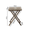 Wooden Furniture Desk Balcony Patio Folding Table Terrace Outdoor Garden