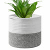 Cotton Rope Storage Basket Indoor Planter Basket Woven Cover Pot Plant Holder