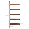 4 / 5 Tier Bookcase Ladder Shelf Unit Wall Rack Shelf Storage Shelving Bookshelf
