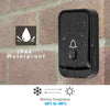 Wireless Door Bell Doorbell Wall Plug-in Chime Remote 300M 45 Tune Waterproof UK