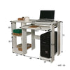 110cm Computer Desk Home Study Table Office PC Laptop Workstation 2 Book Shelves