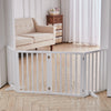 3 4 Panel Puppy Dog Pen Folding Gate Play Fence Pet Home Divider Safety Indoor