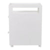 Bathroom Slim Floor Cabinet Narrow Wooden Storage Cupboard Toilet With Drawers
