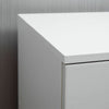 Drawer Chest 3 Drawers High Gloss Wood Storage Bedroom Furniture White