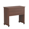 Wood Computer Desk on Wheels Laptop Cart Compact Table Study Workstation Drawers