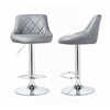 2 x Bar Stools Modern Cuban Venus Breakfast Bar Kitchen Barstool Chrome Gas Lift