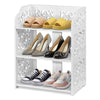 3 Tiers Shoe Rack Footwear Shelf Storage Organiser Shoes Display Stand Cupboard