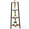 4 Tier Corner Shelf Storage Rack Organiser Ladder Display Bookshelf Office Home