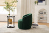 Modern Accent Armchair 360°Swivel Chair Sofa Living Room Bedroom Furniture Green