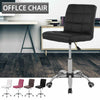 Comfy Office Desk Computer Chair Padded Seat Swivel Lift Chair PU Leather Chair