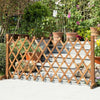 Expanding Portable Wooden Dog Fence Screen Puppy Pet Freestanding Trellis Gate