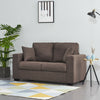 2, 3 Seater Linen Fabric Sofa Couch Settee Armchair with 2 Pillows Living Room