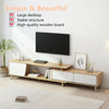 TV Stand Cabinet White Unit Media Storage Space Saving Shelves Side End Table