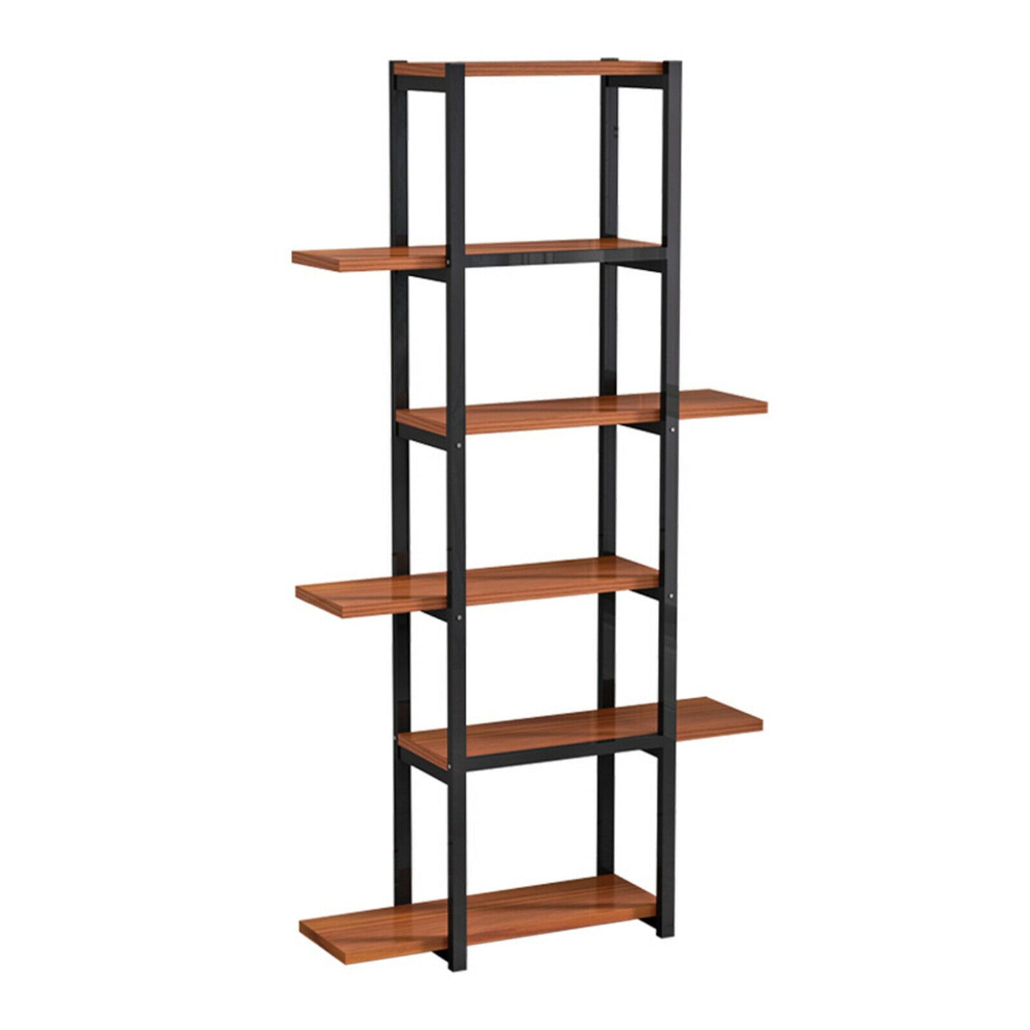 6 Tier Industrial Bookshelf Ladder Shelf Display Storage Book Plant Flower Stand