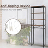 Industrial Over-The-Toilet Storage Cabinet 3-Tier Washing Machine Rack Organizer