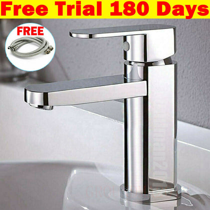 Bathroom Taps Mixer Basin Tap Wash Sink Mono Lever Modern Chrome High Quality