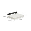 Modern Floating Wall Shelves Corner Shelf Storage Display Bookcase Bedroom Mount