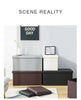2 Seater Ottoman Leather Double Bed Living Room Folding Storage Footstool Pouffe