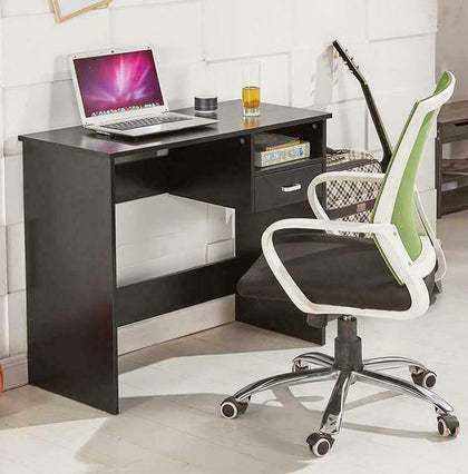Computer Desk Home Office Student Work Study Display Black Modern
