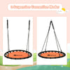 Adjustable Tree Swing Indoor & Outdoor Saucer Round Swing Set W/ Multi-ply Rope