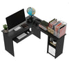ELEGANT Corner Computer Desk Home Office With Shelves For Student And Worker