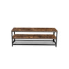 Industrial Style TV Stand Large Vintage Lowboard Console Table Rustic Unit Metal