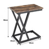 Sofa Side End Coffee Table Laptop Desk Industrial Lamp Stand Living Room Bedroom