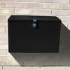 Large Outdoor Lockable Letterbox/Parcel Box/Home Delivery/Secure Postbox Black