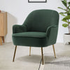 Modern Velvet Sofa Chair Tub Armchair Accent Padded Seat Chair Furniture Lounge