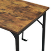 Computer Desk Table Student Study Table with Earphone Iron Hook and Storage Bag