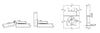 2x KITCHEN CABINET CUPBOARD STANDARD DOOR HINGES