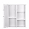 Bathroom Cabinet Single Double Door Wall Mounted Cupboard Bedroom Storage Unit