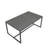 Modern Coffee Rea Table Rectangle Marble Top Table Storage Living Room Furniture