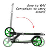 Teens Adult Kick Scooter Foldable Adjust Aluminum Ride On Toy For 14+ Kid Gifts