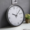 Wall Clock Illuminated / Solid Numerals Silent Retro Chic Decor 12-13inch Clocks