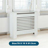 Radiator Cover White Painted Cabinet MDF Wood Traditional Furniture Small
