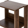 Modern Industrial Bookcase Vintage Retro Display Cabinet Rustic Open Shelf Unit
