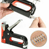 Heavy Duty Tacker Staple Gun 8/10/12mm Upholstery Stapler with 600 Staples Metal