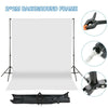 Adjustable Photo Backdrop Support Stand Kit Studio Background White Screen + Bag