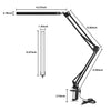 Long Arm Desk Lamp Adjustable Clamp On Desk Light Modern Craft Lighting LED 10W