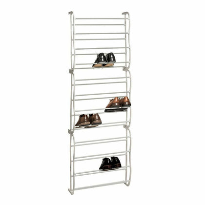 24/36 Pairs Over the Door Shoe Organizer Rack Hanging Storage Space Saver Hanger