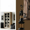 Industrial Design Pendel Decken Lampe Holz Balken Wohn Zimmer Hänge Leuchte DHL