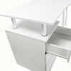 L-shaped Computer Desk Corner Table Drawers Workstation Home Office Furniture